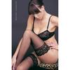 Sheer Stockings With Lace Top